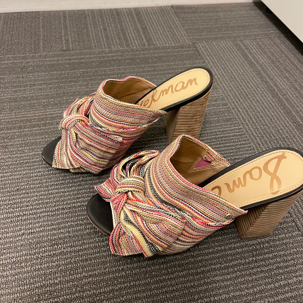Sam Edelman colorful mule sandal